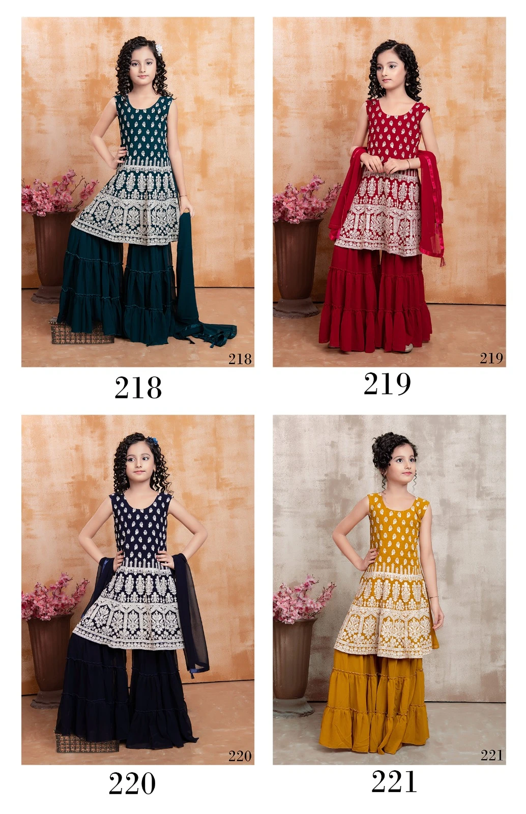 Vardan Ethnic Aaradhna Vol 31 Faux Georgette Wholesale Kidswear Lehenga Catalog — Singles, MPA wholesale from Surat — view 5